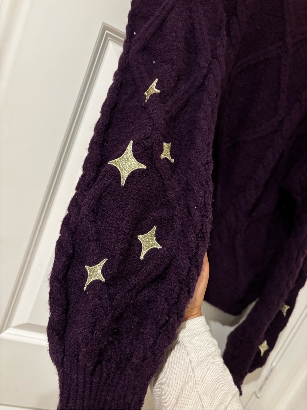 Taylor Swift Speak Now Cable Knit Button-Up Cardigan - Picture 4 of 5